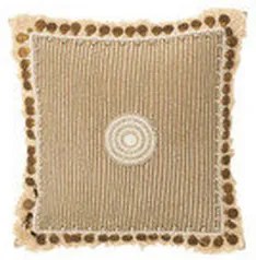 Kussens Beige J-line  COUSSIN PIECES IBIZ CO BLA/BEI (46x46x4.5cm)