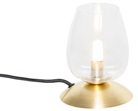 Klassieke tafellamp goud met glas - Elien Klassiek / Antiek G9 rond Binnenverlichting Lamp
