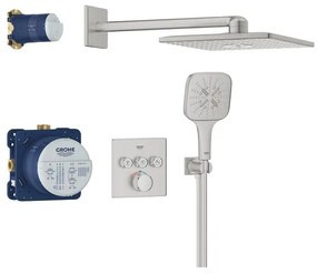 Grohe Grohtherm smartcontrol Perfect showerset compleet supersteel 34864DC0