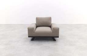 Barcelona/Royalty Sunbrella stoel-bank loungeset - Taupe - 5-delig