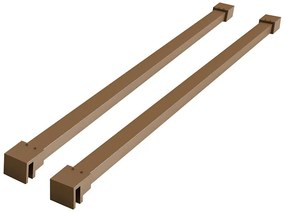 Mueller Slimline set van 2 stabilisatiestangen 120cm geborsteld brons