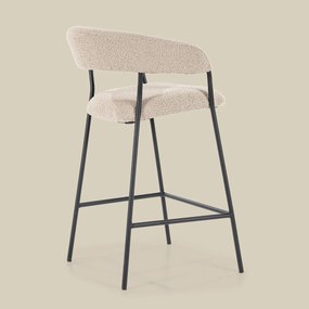 Eleonora Luka Barkruk Boucle Stof Taupe
