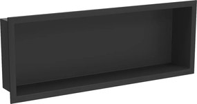 Mexen X-Wall-R inbouwnis met kraag 60 x 20 cm, zwart - 1970602010