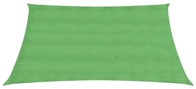 vidaXL Zonnezeil 160 g/m² 3/4x2 m HDPE lichtgroen