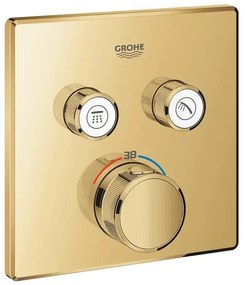 GROHE Grohtherm Smartcontrol Mengkraan - afdekset - thermostaat - met omstel - cool sunrise 29124GL0