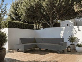 Flow. Quart chaise loungebank sooty