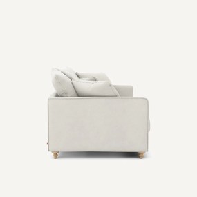 3-zits compacte slaapbank in linnen fluweel, LAZARE