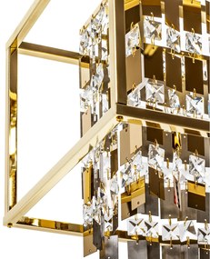 Hangende kristallen lamp APP1113-4CP Goud