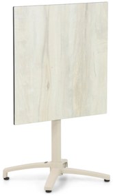 De Laan Projects Laan Marano Bistrotafel X Aluminium Taupe