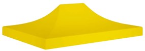 vidaXL Partytentdak 270 g/m² 4,5x3 m geel