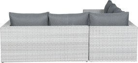 Garden Impressions Bruno loungeset 4-delig - licht grijs