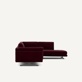 Hoekbank fluweel, César