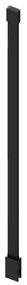 Saniclear Redro stabilisatiestang 100cm voor plafondbevestiging zwart mat