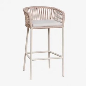 Verpakking Van 4 Arhiza Hoge Krukken Tapioca Beige & ↑75 Cm - Sklum