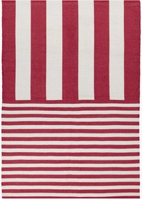 Outdoor platgeweven vloerkleed Deck Stripe