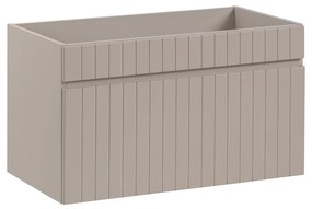 Comad Iconic Cashmere FSC onderkast met ribbelfront 80cm taupe