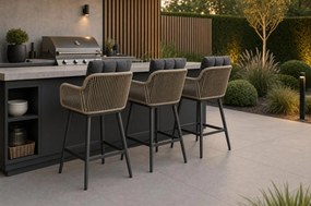 Tuinstoel Rope Grijs-antraciet Coco Alto high