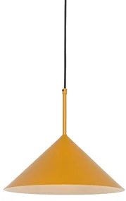 Design hanglamp geel driehoek - Triangolo Design E27 rond Binnenverlichting Lamp