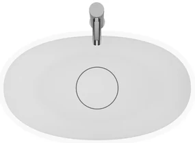 Riho Escala ovale waskom solid surface wit mat