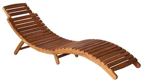 vidaXL Ligbedden 2 st met tafel en kussens massief acaciahout