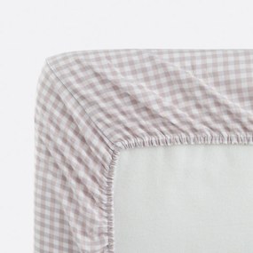 Katoenen hoeslaken met omslag 25 cm, Lilou