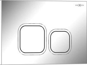 Mexen Tex 03 spoelknop, glanzend chroom - 6103-03