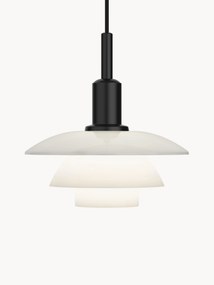 Kleine hanglamp PH 3/3, mondgeblazen