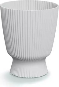 Prosperplast Milly Round Bloempot - Wit -Ø 22 cm - 26 cm hoog