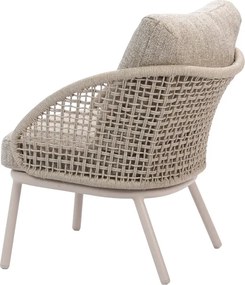 Taste by 4 Seasons Wave low dining tuinstoel Linen LoungestoelTuinstoel   beige weerbestendig