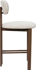 Wabi Sabi Barkruk Walnoot