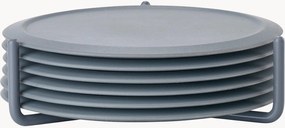 Glazen onderzetters Singles, 6-delig