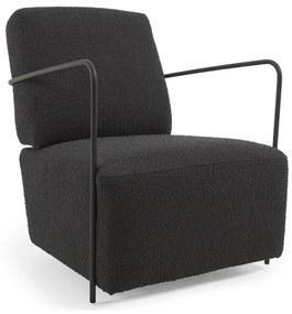 Kave Home Gamer Fauteuil Boucle Zwart