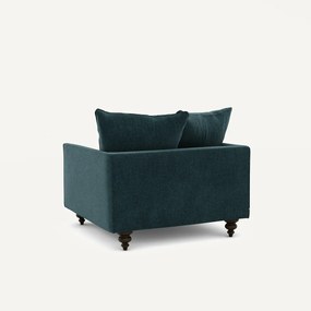 Fluwelen chenille fauteuil, Lazare