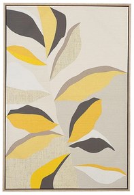 Wanddecoratie beige/geel 63 x 93 cm FICUZZA Beliani