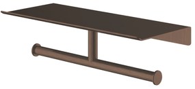 Hotbath &More dubbele rolhouder voor planchet Tuscan bronze