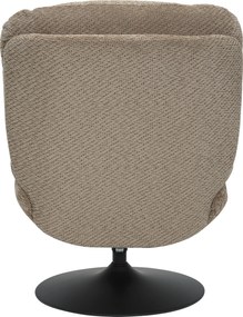 Fauteuil Met Voetensteun Bruin