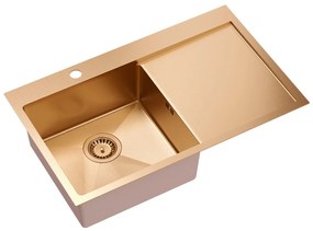 Stalen spoelbak RUSSEL 111 Copper