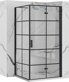 Rea Molier Black 80x80 douchewand