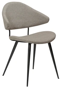 Dan-Form Napoleon Design Eetkamerstoel Grijsbruin Boucle
