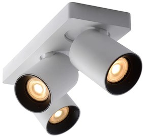 Lucide Nigel plafondlamp 3x 5W wit