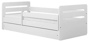 Peuter Wit  Eenpersoonsbed Kami - Voor kinderen Kinderen Peuter Junior 5056231742313 Children's Beds Home, 160x80, Nee, 10 cm schuim/kokos/boekweitmat