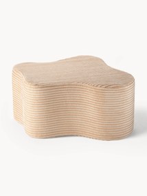 Handgemaakte corduroy poef Cloud