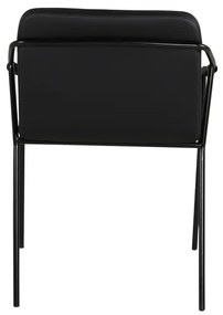 Jörn Eetkamerstoel - Mattias - Zwart - PU-Leer - Jörn