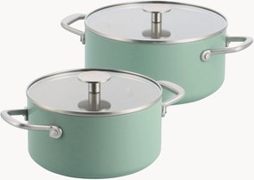 Kookpannen Advanced met antiaanbaklaag van geforceerd aluminium met deksel, 4-delig