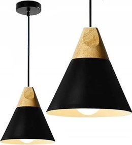 Scandi A Zwarte hanglamp