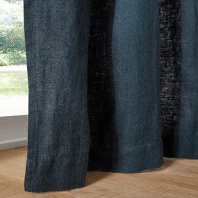 Linnen gordijn afgewerkt met verdekte lussen, Elba