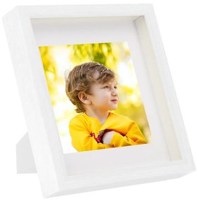 vidaXL Fotolijsten 5 st voor 20x20 cm foto 3D 28x28 cm wit