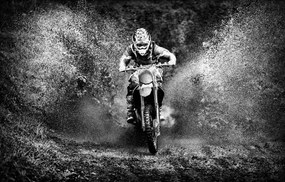 Kunstfotografie Motocross, PAUL GOMEZ, (40 x 24.6 cm)