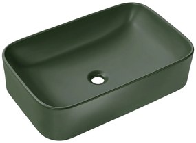 Comad Kama wastafel 61x15cm mat groen