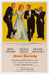Kunstdruk High Society with Bing Crosby, Grace Kelly & Frank Sinatra, (26.7 x 40 cm)